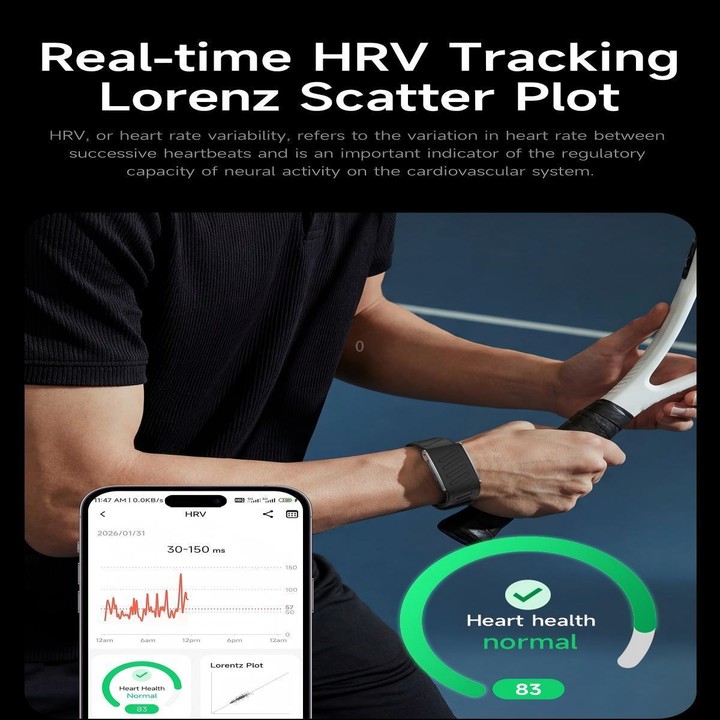 KR96 Pro Screenless Smart Bracelet Silicone Strap, Support Health Monitoring / Multiple Sports Modes(Orange)