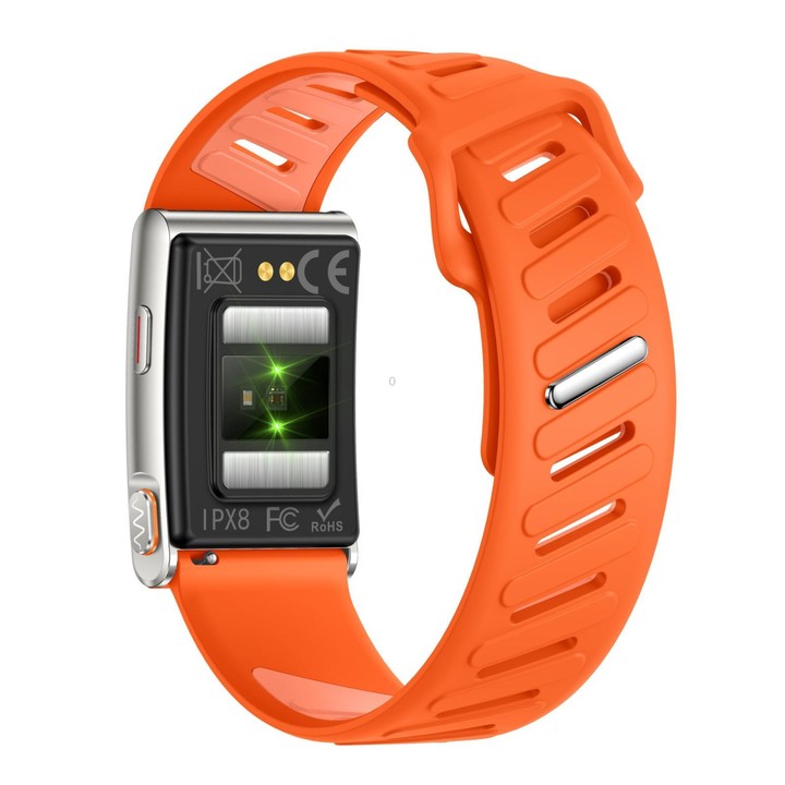 KR96 Pro Screenless Smart Bracelet Silicone Strap, Support Health Monitoring / Multiple Sports Modes(Orange)