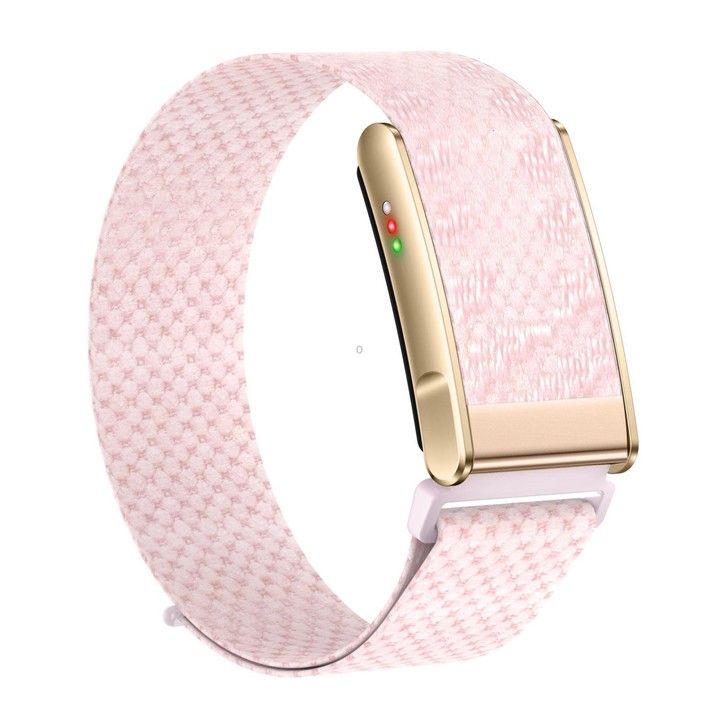 KR96 Pro Screenless Smart Bracelet Nylon Strap, Support Health Monitoring / Multiple Sports Modes(Pink)