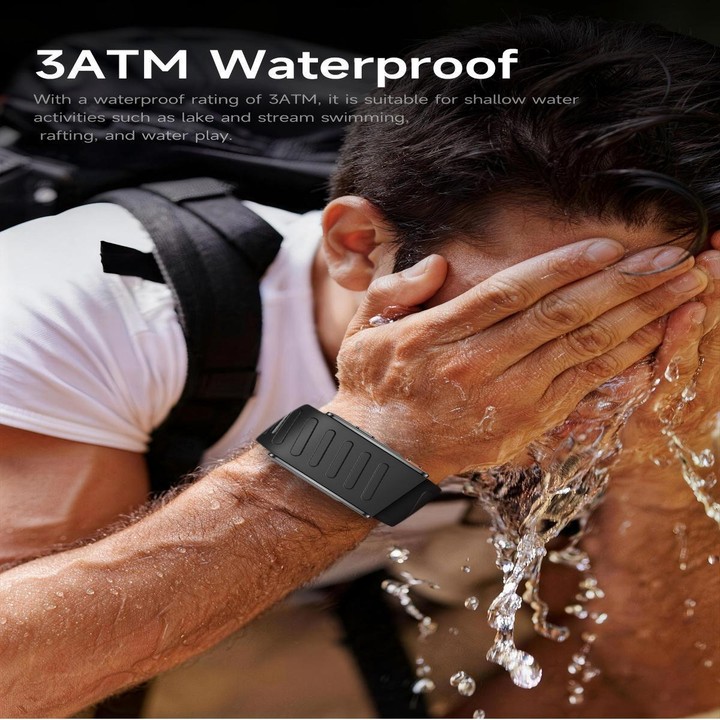 KR96 Pro Screenless Smart Bracelet Nylon Strap, Support Health Monitoring / Multiple Sports Modes(Pink)