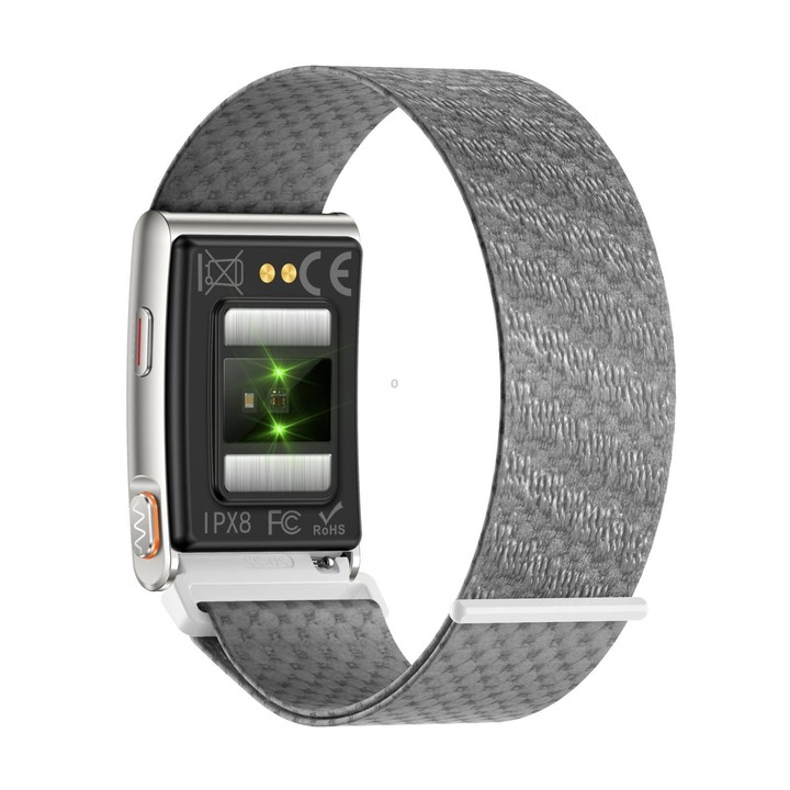 KR96 Pro Screenless Smart Bracelet Nylon Strap, Support Health Monitoring / Multiple Sports Modes(Gray)