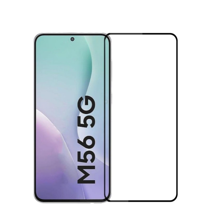 For Galaxy M56 5G MOFI 9H 2.5D Full Screen Tempered Glass Film(Black)