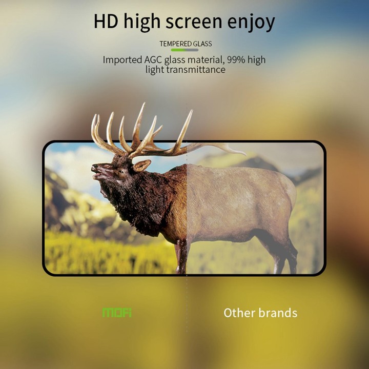For Galaxy M56 5G MOFI 9H 2.5D Full Screen Tempered Glass Film(Black)