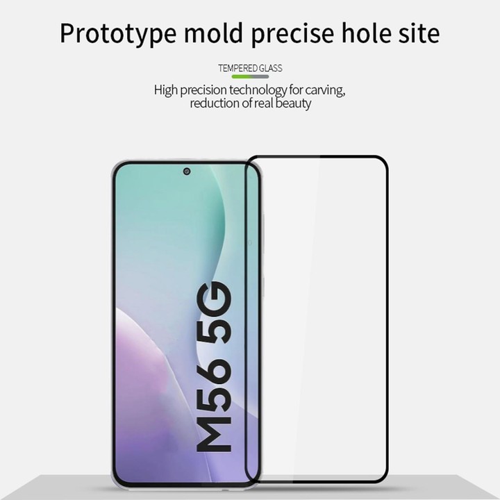 For Galaxy M56 5G MOFI 9H 2.5D Full Screen Tempered Glass Film(Black)