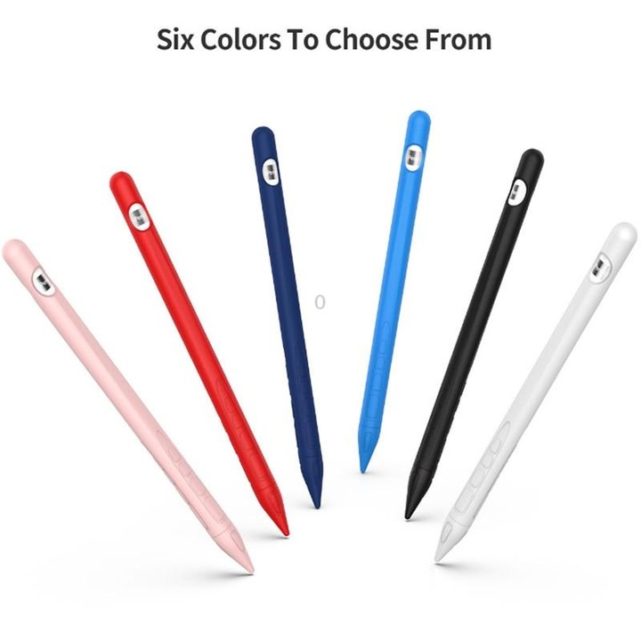 Suitable For Apple Pencil1 Generation StylusTouch Pen Silicone Protective Cover Pen Cap(White)