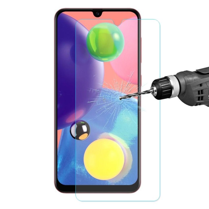 For Galaxy A70s ENKAY Hat-prince 0.26mm 9H 2.5D Curved Edge Tempered Glass Film