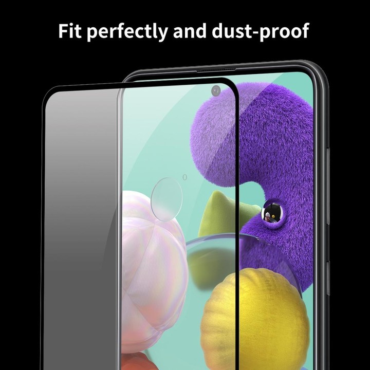 For Galaxy A51 ENKAY Hat-Prince Full Glue 0.26mm 9H 2.5D Tempered Glass Full Coverage Film