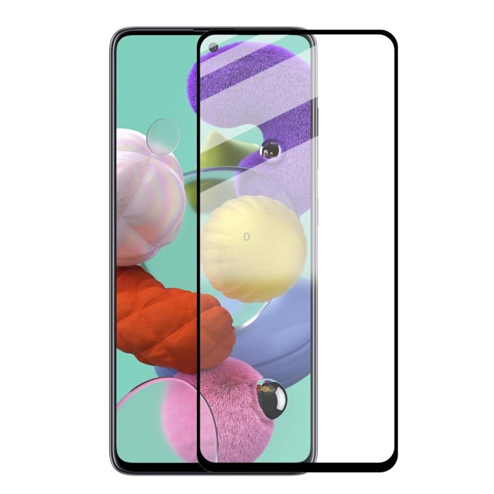 For Galaxy A51 ENKAY Hat-Prince Full Glue 0.26mm 9H 2.5D Tempered Glass Full Coverage Film