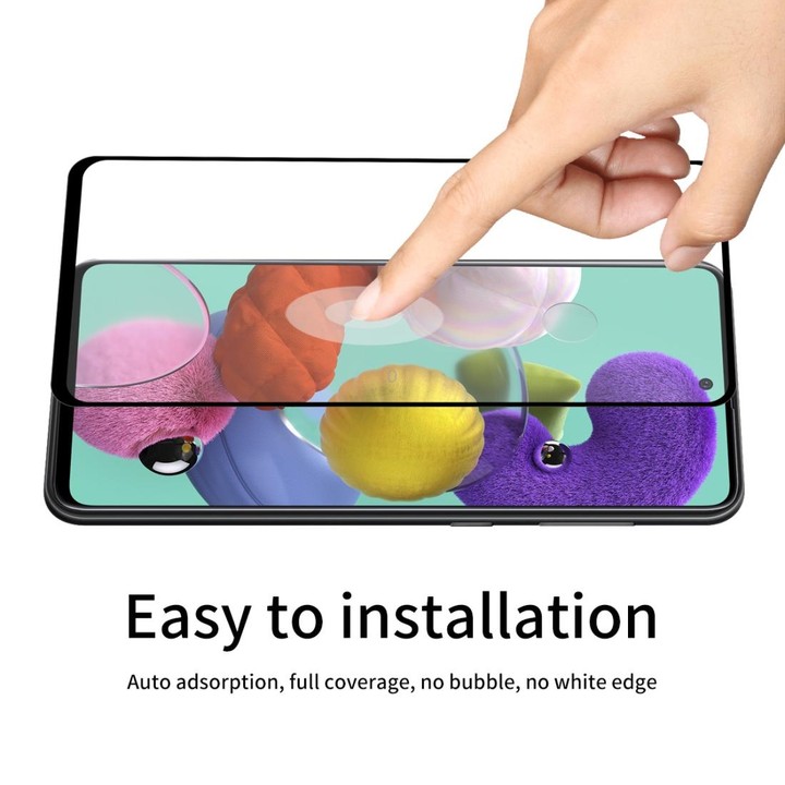 For Galaxy A51 ENKAY Hat-Prince Full Glue 0.26mm 9H 2.5D Tempered Glass Full Coverage Film