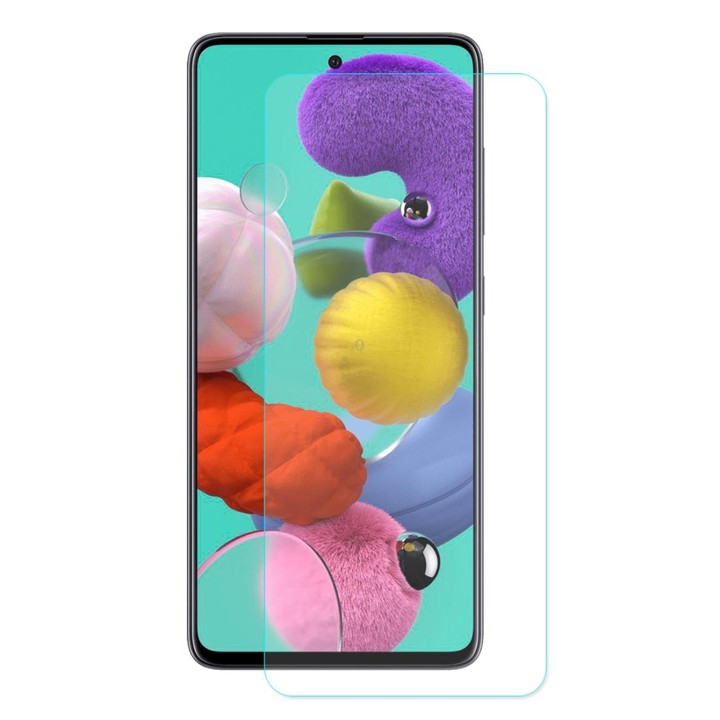 For Galaxy A51 ENKAY Hat-prince 0.26mm 9H 2.5D Curved Edge Tempered Glass Film