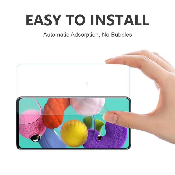 For Galaxy A51 ENKAY Hat-prince 0.26mm 9H 2.5D Curved Edge Tempered Glass Film