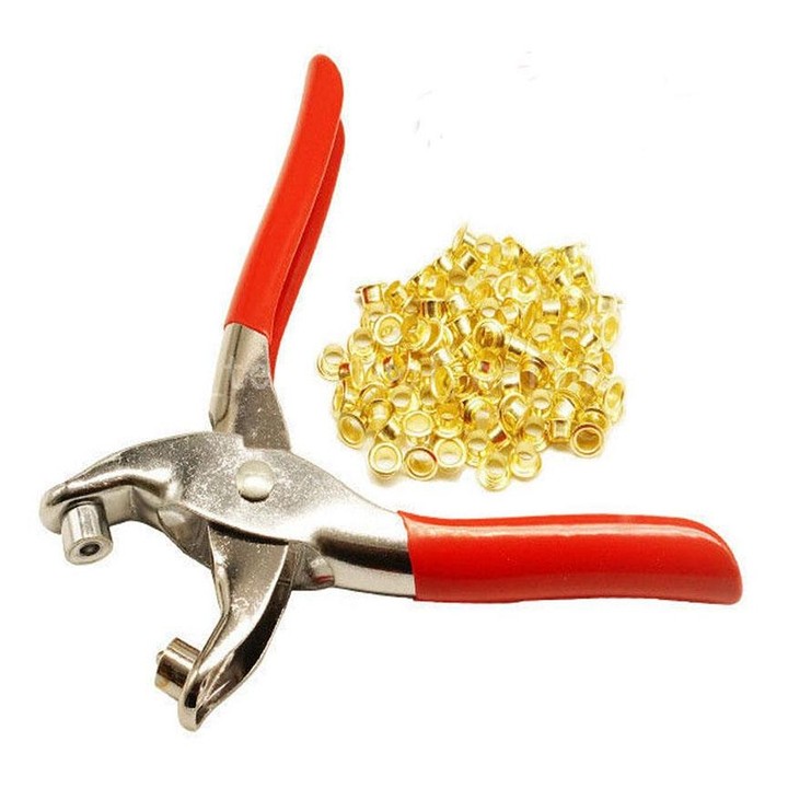 Hollow Five-prong Button Installation Tool Hand Pressure Pliers