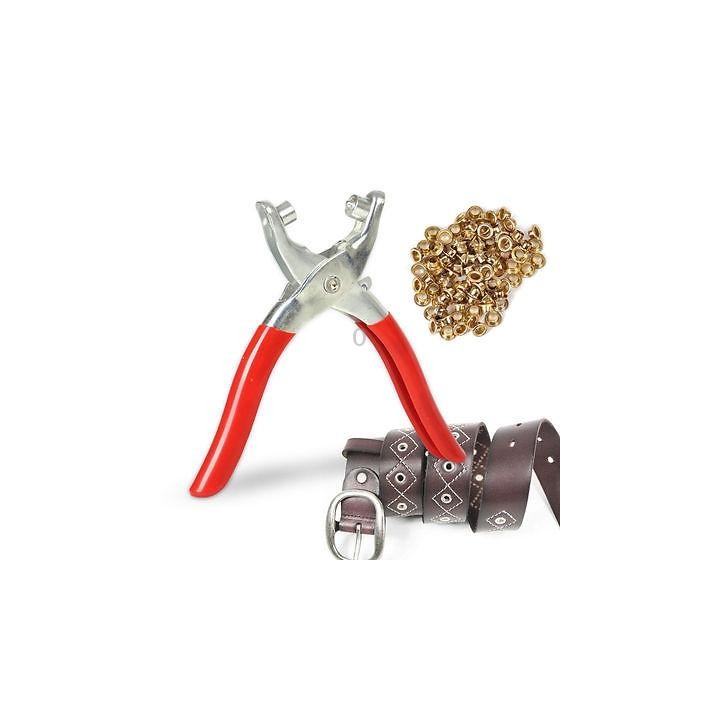 Hollow Five-prong Button Installation Tool Hand Pressure Pliers