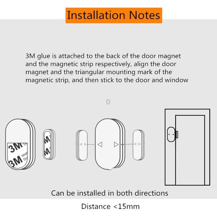 MC-03 130dB Multi-function Door and Window Anti-theft Alarm with 5 Modes