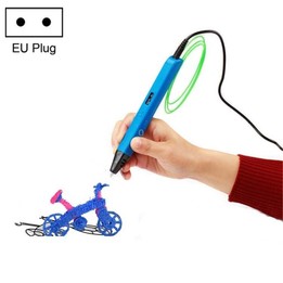 RP800A Childrens Educational Toys 3D Printing Pen, Plug Type:EU Plug(Blue)