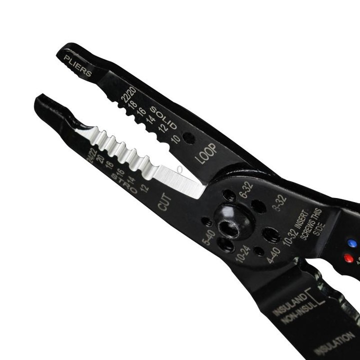 8 Inch Multi-function Cable Insulation Cutting Wire Stripper Electrician Repair Tool