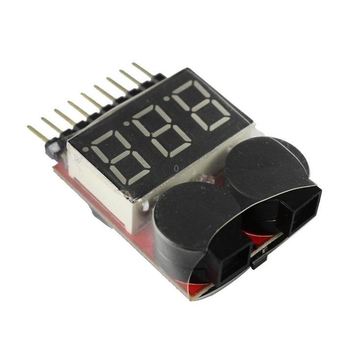 Battery Voltage Tester Low Voltage Buzzer Alarm