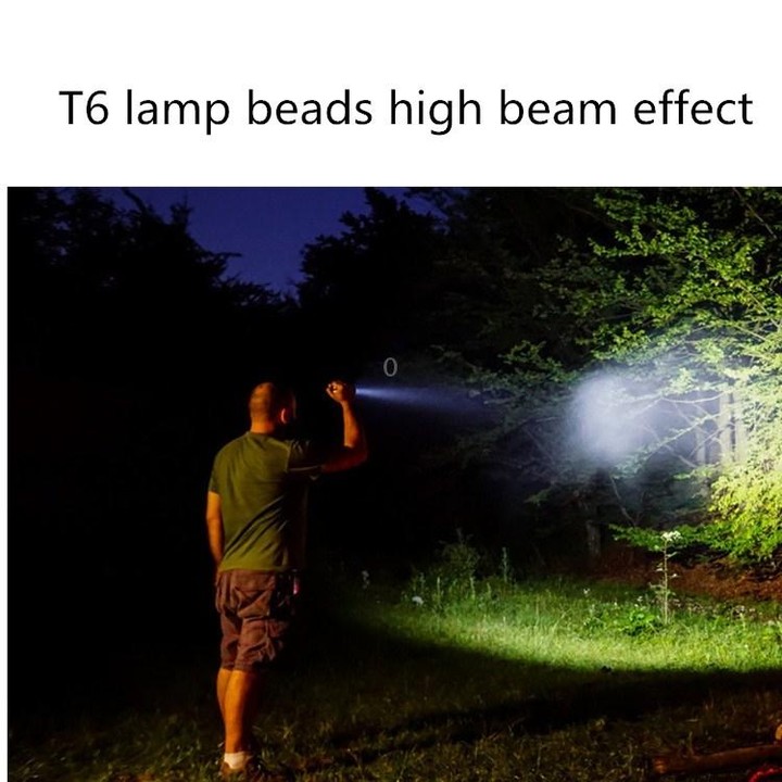 SKYWOLFEYE Lamp Head 360 Degree Rotation USB Rechargeable LED Glare Flashlight With Magnet COB Work Light, Style:Without Battery