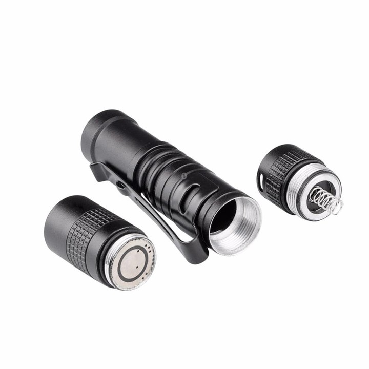 Mini LED Pen-shaped Strong Flashlight Pen Clip Torch, Size:9.1cm