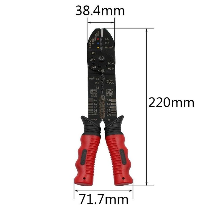 Multi-function Spring Terminal Crimping Pliers Electrician Repair Tools