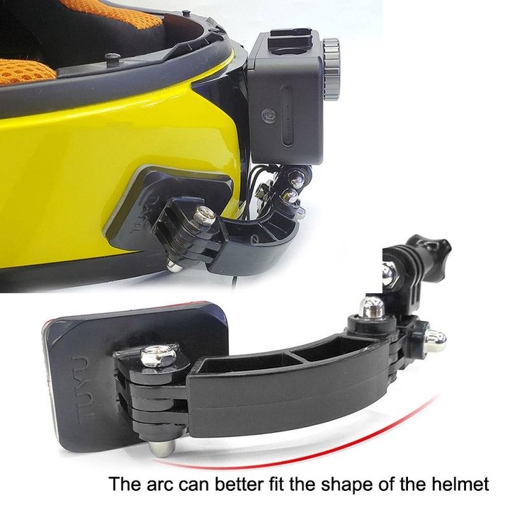 TELESIN Arc Extension Rod Sports Camera Accessories For GoPro HERO11 Black / HERO9 Black / DJI Osmo Action 3