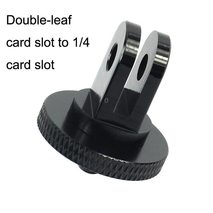 TELESIN Aluminum Alloy 1/4 Transfer Head Sports Camera Accessories For GoPro HERO11 Black / HERO9 Black / DJI Osmo Action 3