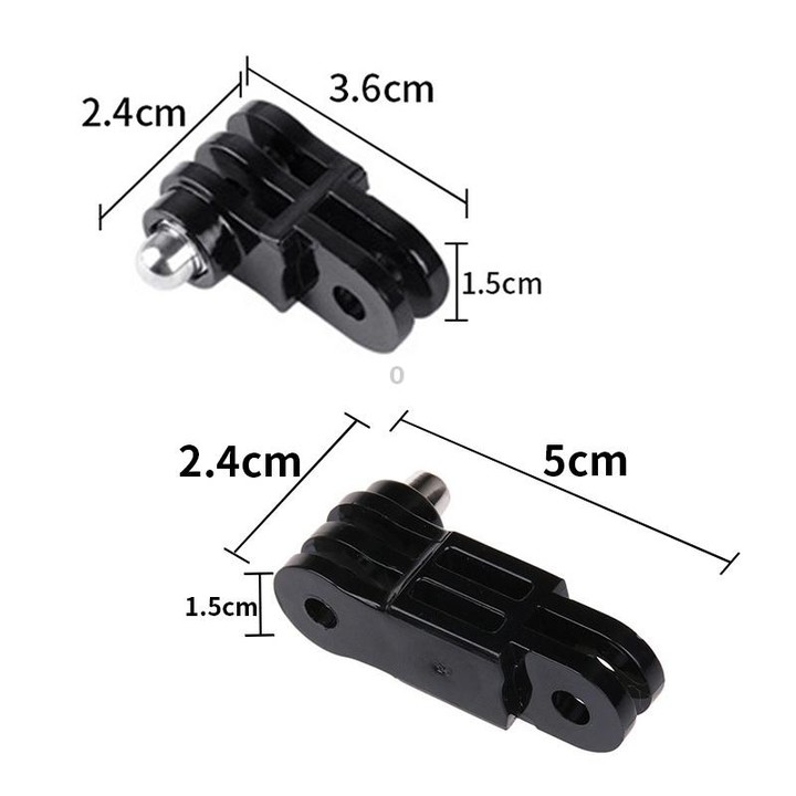 Same Direction Long Adapter TELESIN Screw Adapter Adjustment Arm For GoPro Hero12 Black / Hero11/10 /9 /8 /7 /6 /5, Insta360 Ace