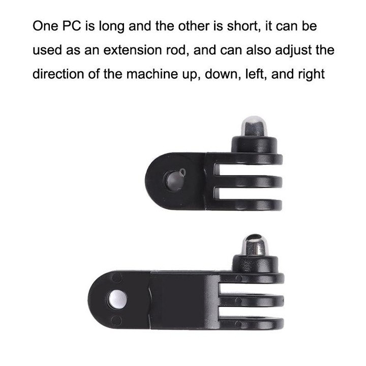 Different Direction Long Adapter TELESIN Screw Adapter Adjustment Arm For GoPro Hero12 Black / Hero11/10 /9 /8 /7 /6 /5, Insta36