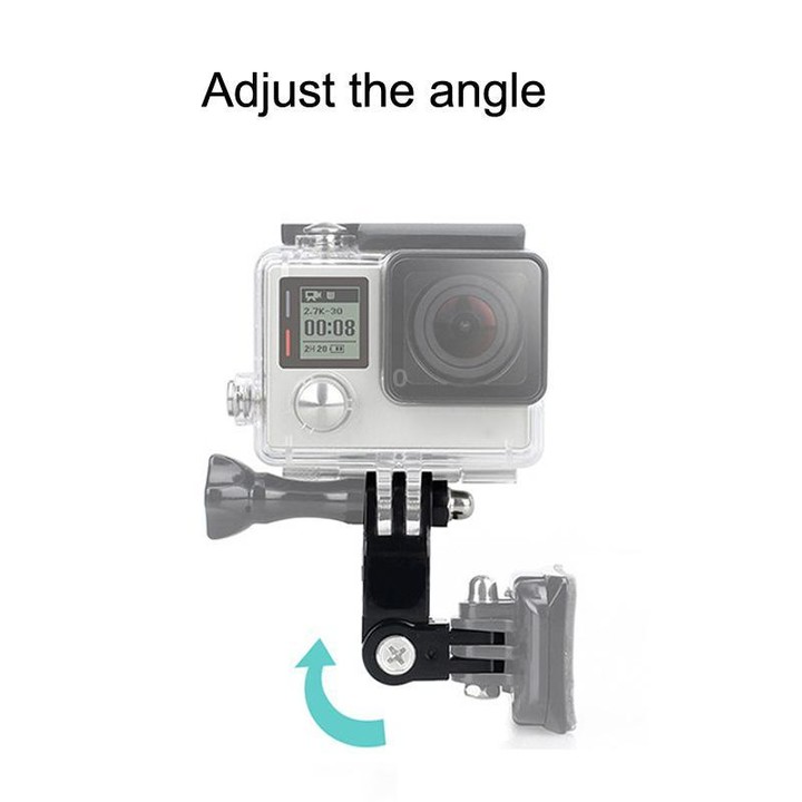 Different Direction Long Adapter TELESIN Screw Adapter Adjustment Arm For GoPro Hero12 Black / Hero11/10 /9 /8 /7 /6 /5, Insta36