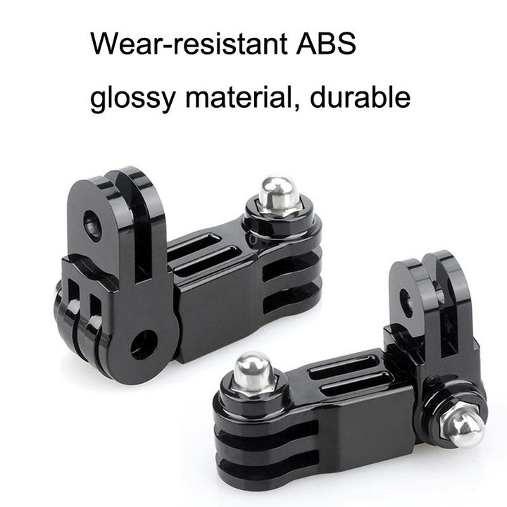 Different Direction Short Adapter TELESIN Screw Adapter Adjustment Arm For GoPro Hero12 Black / Hero11/10 /9 /8 /7 /6 /5, Insta3