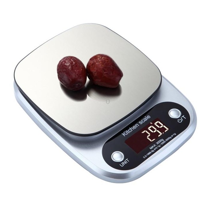 BOH-C305 Kitchen Stainless Steel LCD Electronic Scale, Specification: 3kg/0.1g