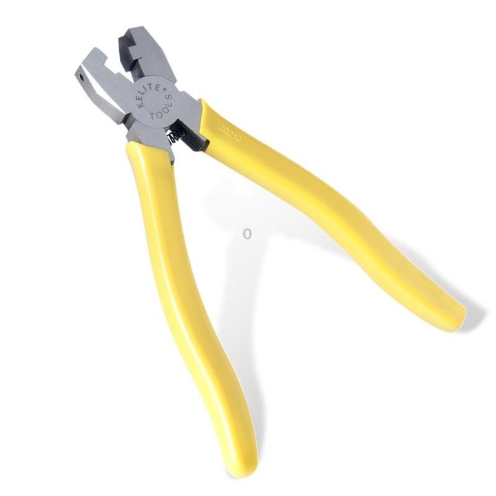 RUITOOL LTQ200 8 Inch Aluminum Strip Pliers 90 Degree Diagonal Covered Corner Slot Folding Pliers