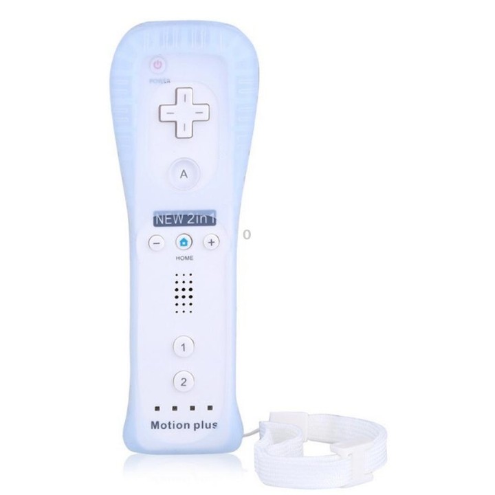 2 In 1 Right Handle With Built-In Accelerator For Nintendo Wii / WiiU Host(White)