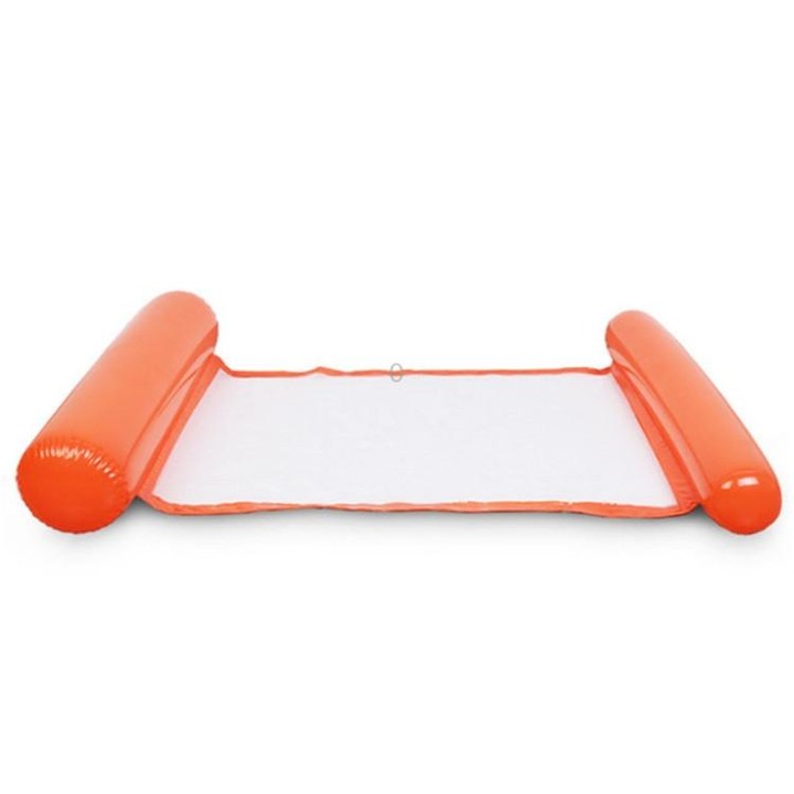 Foldable Double-purpose Backrest Float Hammock with Net, Size:120 x 75cm(Orange)