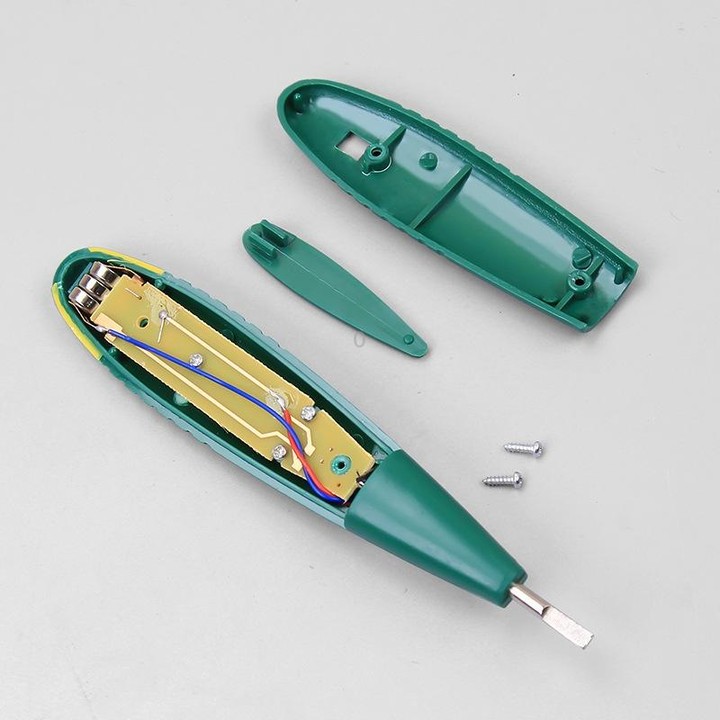 High Precision Electrical Tester Pen Screwdriver 220V AC DC Outlet Circuit Voltage Detector Test Pen with Night Vision, Specific