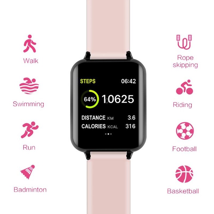 B57 1.3 inch IPS Color Screen Smart Watch IP67 Waterproof,Support Message Reminder / Heart Rate Monitor / Sedentary Reminder / B