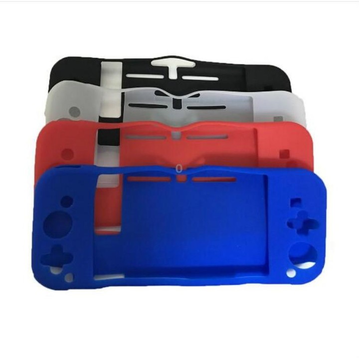 Silicone Protection Case All-inclusive Rubber Cover for Switch Game Console(White)