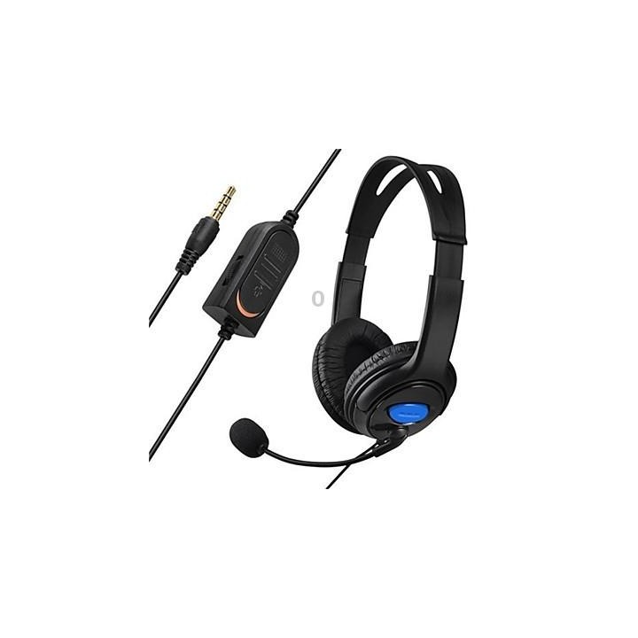 Bilateral Large Headphones Host Internet Voice Chat Headset for PS4