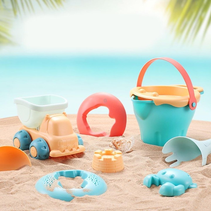 14 in 1 Outdoor Play Water Play Sand Soft Silicone Material Tool Children Play Water Toy Set