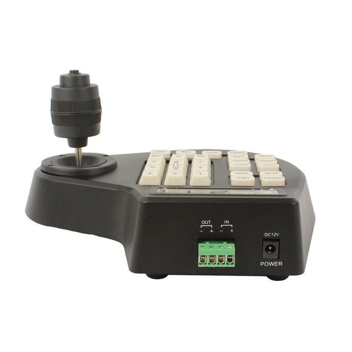 8003H Analog Coaxial Dome Control Keyboard RS485 PTZ, Specification:2 Axis(EU Plug)