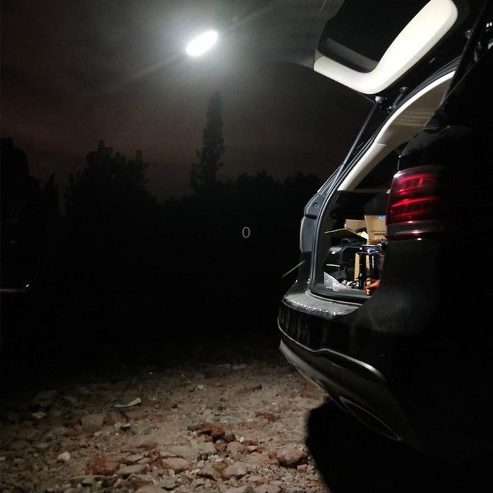 Multi-functional with Magnet Charging Rotary Zoom Turn Work Light Glare Flashlight, XPE Charging Section US Plug(Silver)