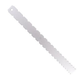 GNR1 Aluminium Measurement Bass Guitar Neck Ruler, Colour:Silver