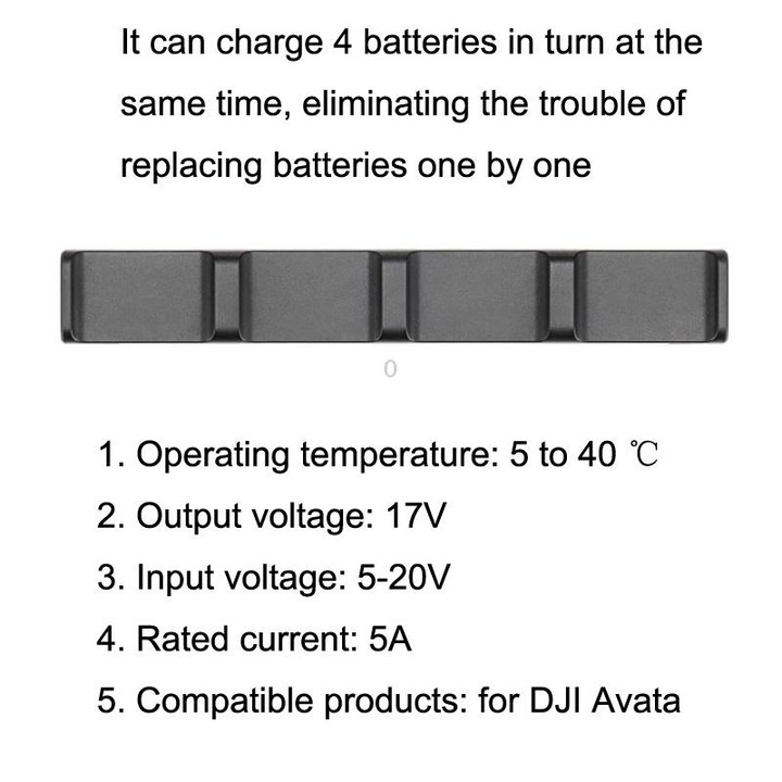 Original Charge Housekeeper 4 Batteries Charger for DJI Avata