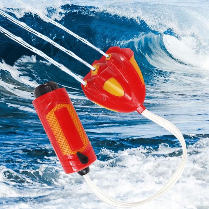 Children Outdoor Beach Water Toy Summer Wrist Spray Water Gun(Red)