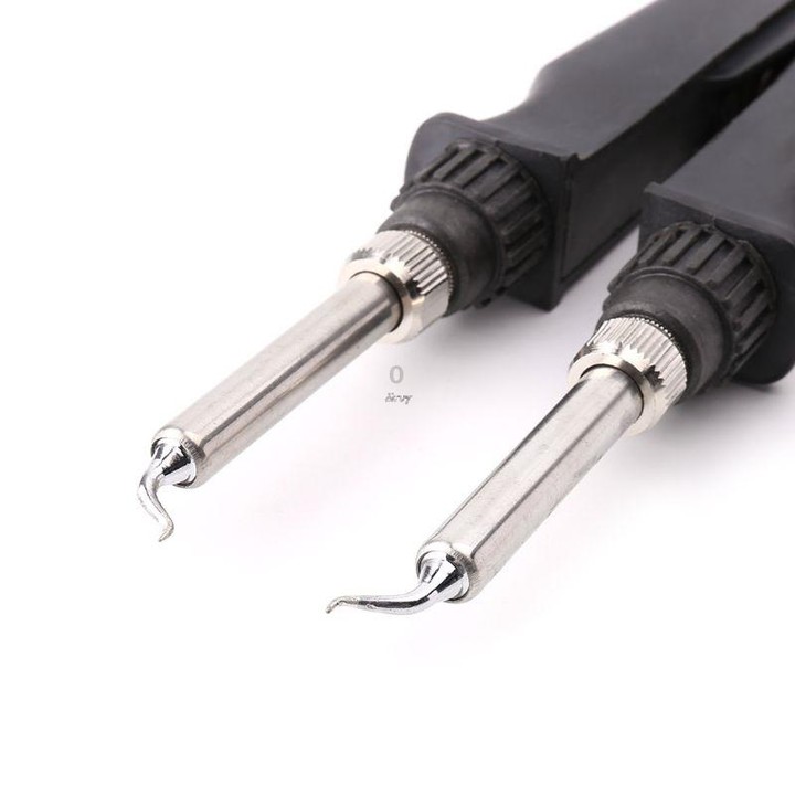 Double Soldering Iron Tweezers 902 Handle Pliers Electric Soldering Iron Clip Soldering Station Accessories(902)