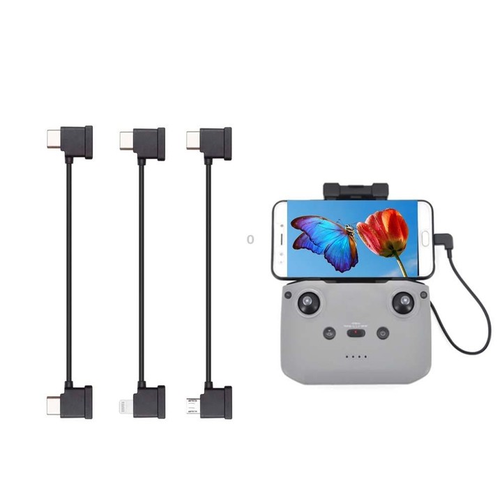 Original 8 Pin Data Cable For DJI RC-N1 Remote Controller To Connect Phone