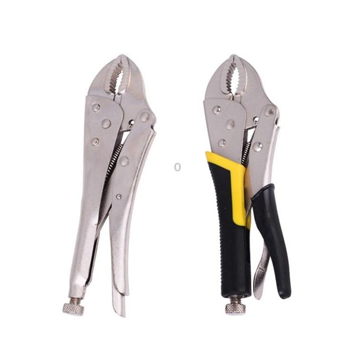 Multifunctional Universal Vigorous Pressure Pliers Manual Clamp C-type Pliers, Style:10 Inch Plastic Handle