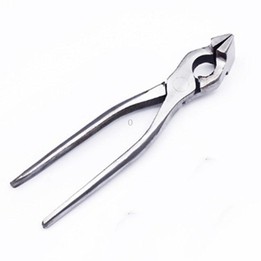 Upper Box Pliers Leather Luggage Pliers Handbags Wallets Making Tools Backpack Pliers, Style:Straight Head