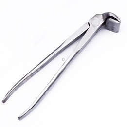 Upper Box Pliers Leather Luggage Pliers Handbags Wallets Making Tools Backpack Pliers, Style:Elbow Head