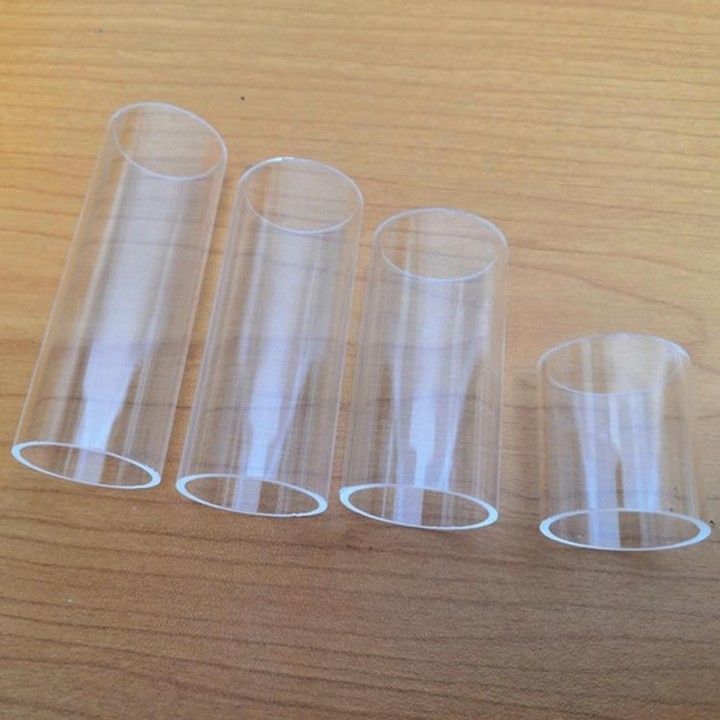 5PCS Acrylic Guitar Slide Tube Folk Slide Block, Size:60mm(Transparent)